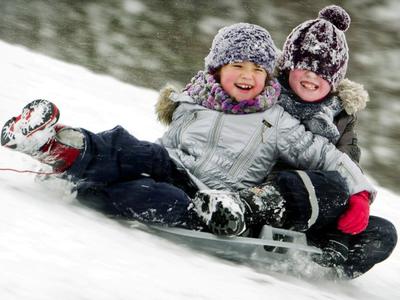 Winter fun at Plitvice