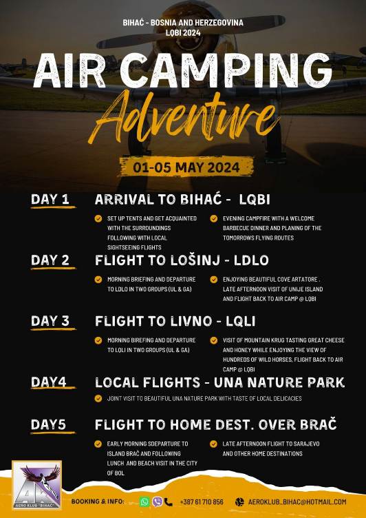Air Camping Adventure, Bihac